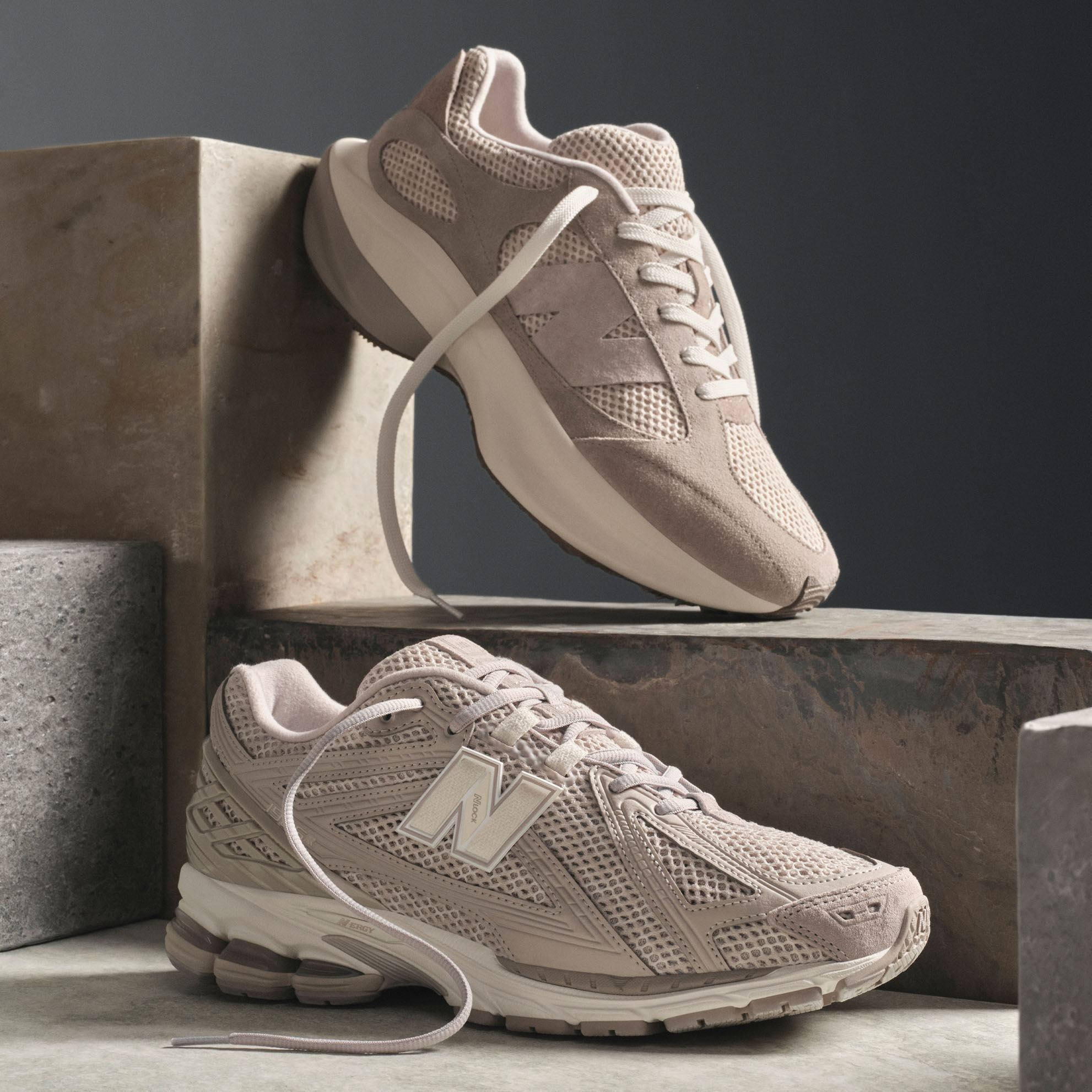 New balance grey uk top