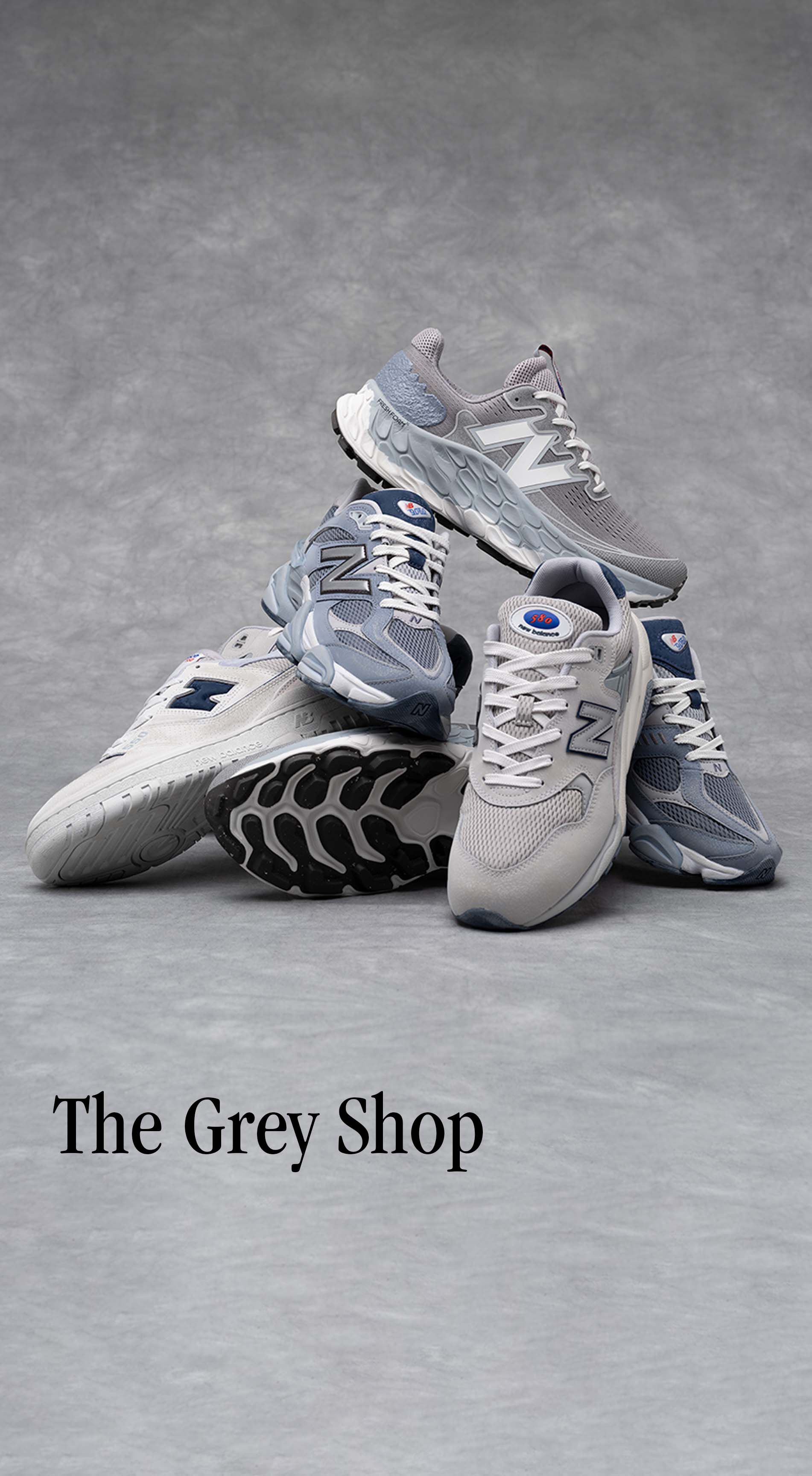 New balance gray shoes 2025