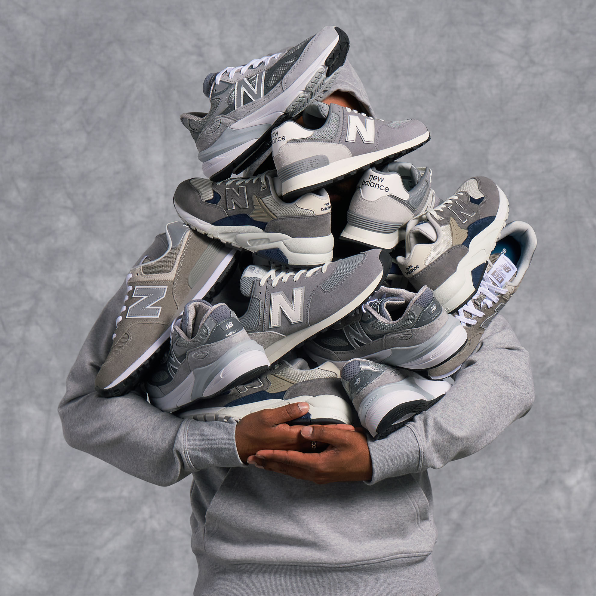 Grey new shop balance sneakers
